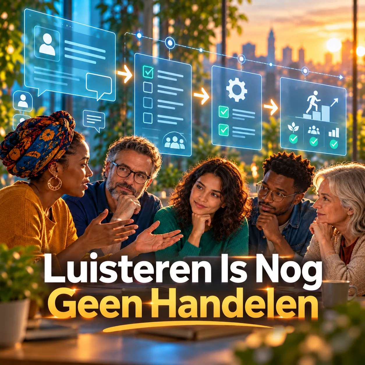 Luisteren is nog geen handelen